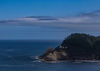 Coastal Lighthouse Landscape