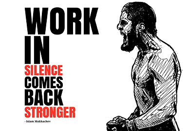 Work in Silence: Islam Makhachev