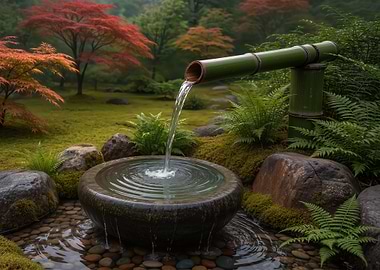 Japanese Garden Water Feature