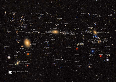 Vera C. Rubin Observatory First Look: Virgo Cluster Finder Chart