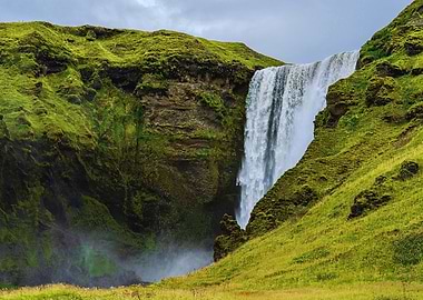 Skógafoss Waterfall in Iceland