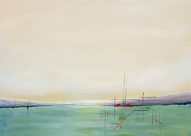 Abstract Landscape Painting