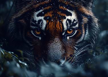 Intense Tiger Portrait