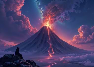 Fantasy Volcano Eruption