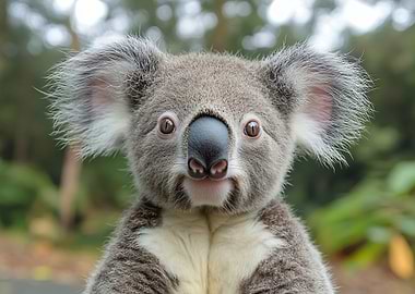 Close-up of a cute Koala