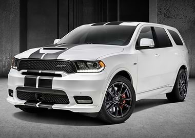 White Dodge Durango SRT SUV