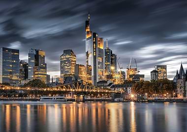 Frankfurt Skyline at Night