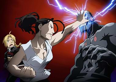 Izumi vs. Greed: Alchemical Showdown