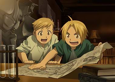 Elric Brothers' Alchemical Discovery