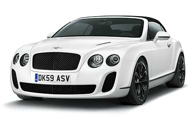 White Bentley Continental Convertible Studio Shot