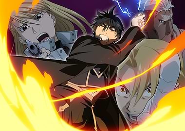 Alchemists in Fiery Combat