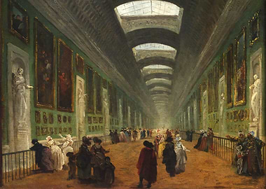 The Louvre Gallery Painting