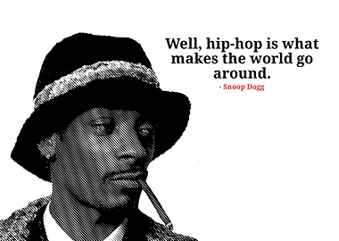 Snoop Dogg Quote Portrait