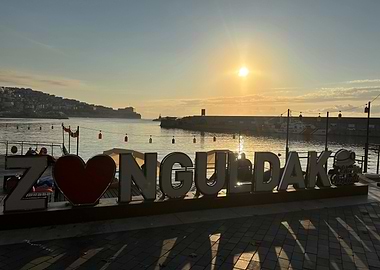 Zonguldak at Sunset
