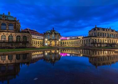Zwinger Palace at Night