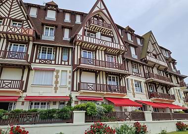 Traditional Architecture in Trouville-sur-Mer, France