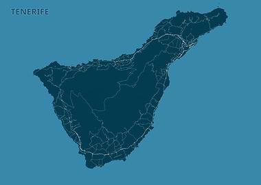 Tenerife Island Map