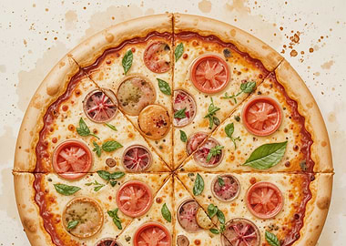 Delicious Tomato and Basil Pizza