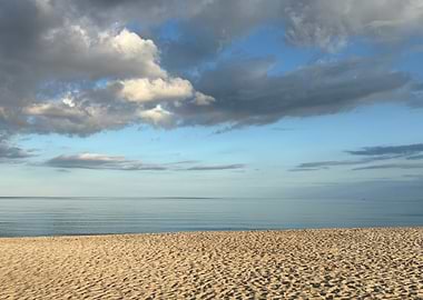 Beach and Sky Landscape