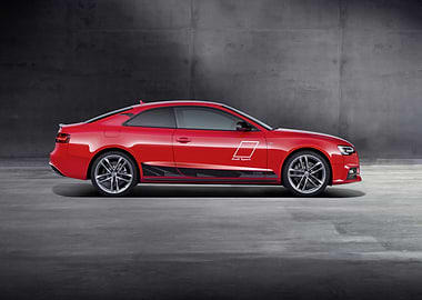 Red Audi Sport Coupe