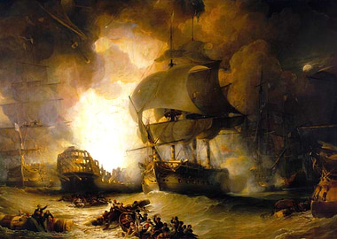 Destruction of the Orient at the Battle of the Nile