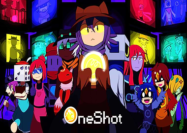 OneShot Game Characters Illustration