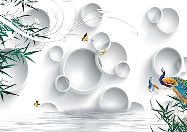 Peacocks, Butterflies, and Circular Abstraction