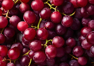 Fresh Red Grapes