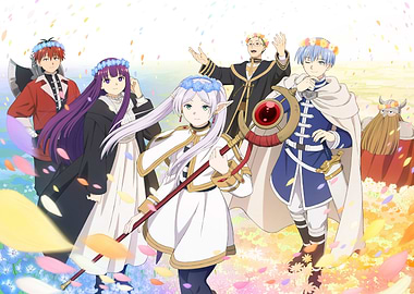 Frieren Anniversary Art Design