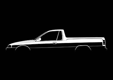Commodore Ute (VG) Silhouette