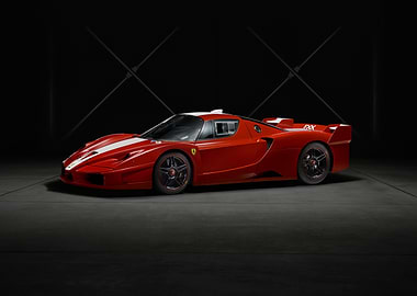 Red Ferrari FXX