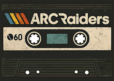 Arc Raiders Cassette Tape Retro Design