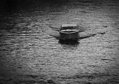 Small Boat on Venetian Water