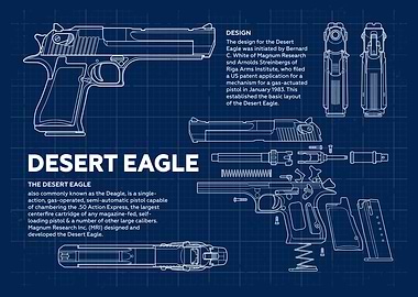 Desert Eagle Blueprint