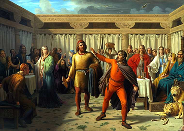 Aegir's Feast Viking Pagan Painting