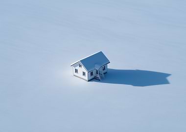 House in Snow