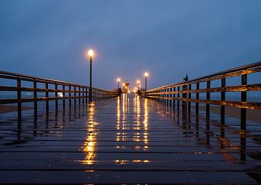 Hazy Morning on the Pier