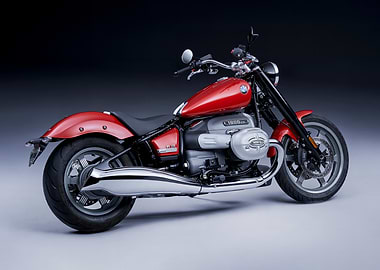 Red BMW R18 Motorcycle