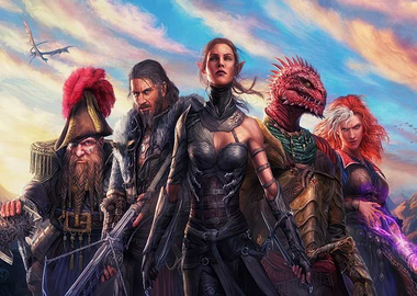 Fantasy Adventurers Group Portrait