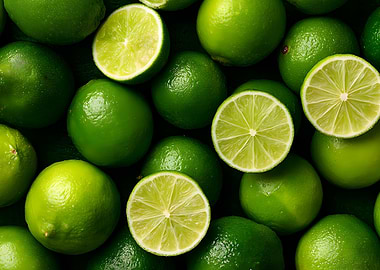Fresh Green Limes
