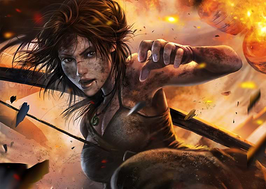 Lara Croft in Action