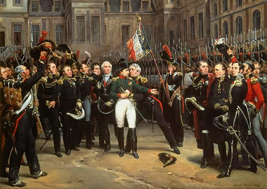 Napoleon Bids Farewell to His Guard, 1824