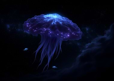 Cosmic Jellyfish in Deep Space