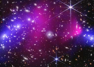 Deep Space Galaxy Cluster