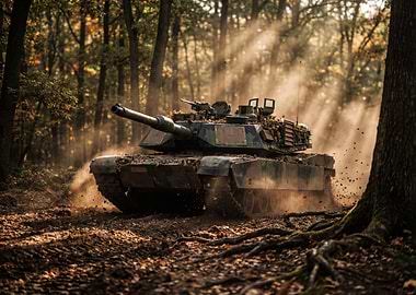 Tank in Forest