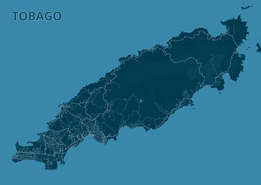 Tobago Island Map