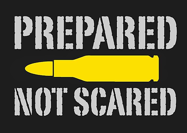 Prepared Not Scared Bullet Graphic