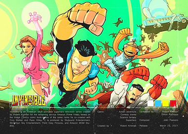Invincible Animated Series Key Art