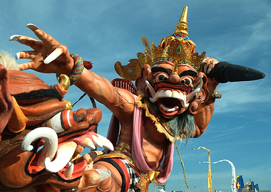 Balinese Ogoh-Ogoh Parade Statues