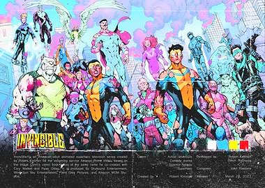 Invincible Comic Book Cover Art
